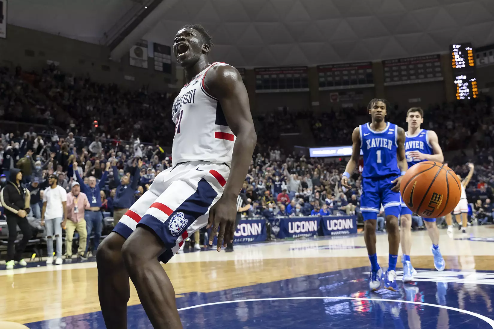 UConn vs Xavier at Gampel Pavilion 2/19/22