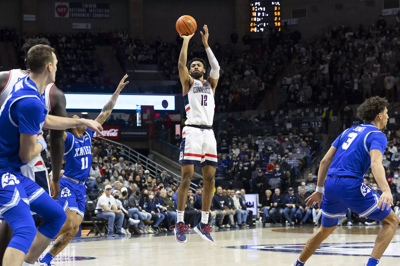 UConn vs Xavier at Gampel Pavilion 2/19/22