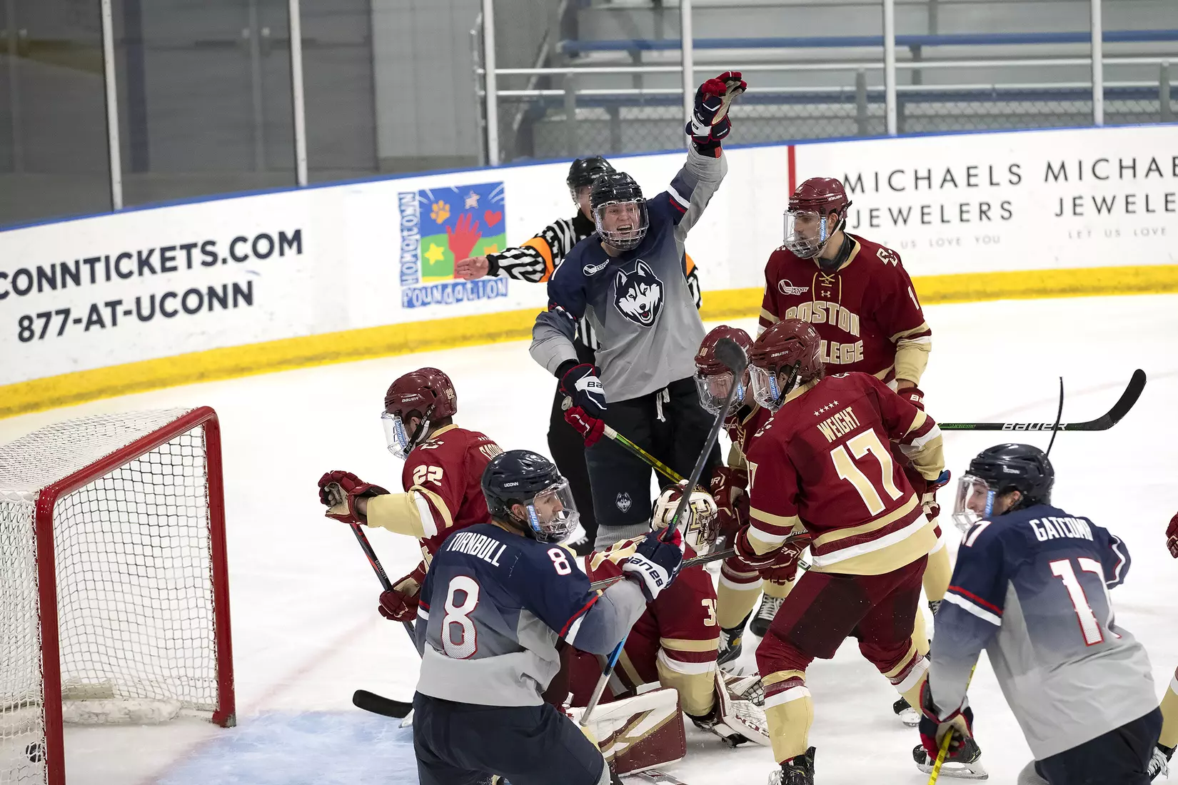 UConn vs BC at Freitas Ice Forum, December 12, 2020