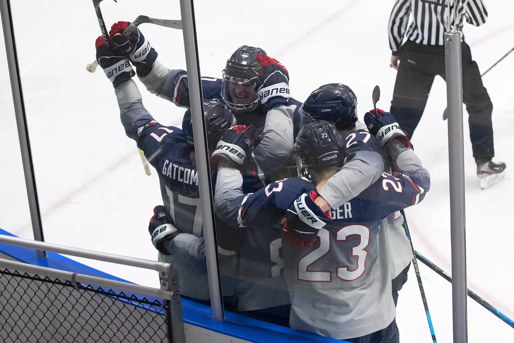 UConn vs BC at Freitas Ice Forum, December 12, 2020