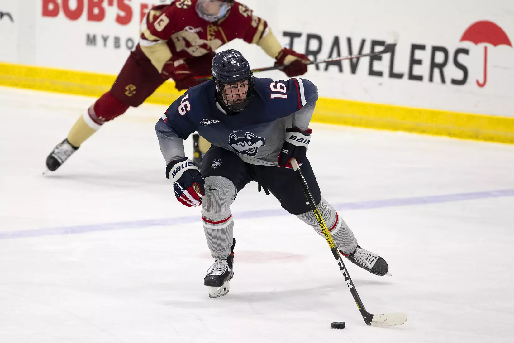 UConn vs BC at Freitas Ice Forum, December 12, 2020