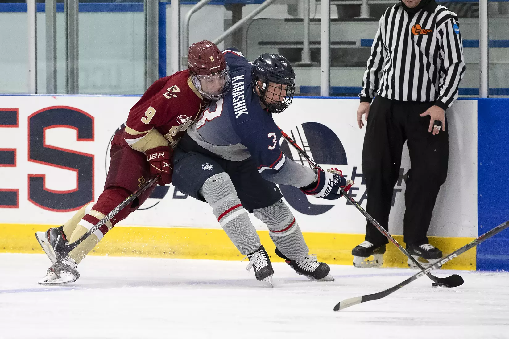 UConn vs BC at Freitas Ice Forum, December 12, 2020