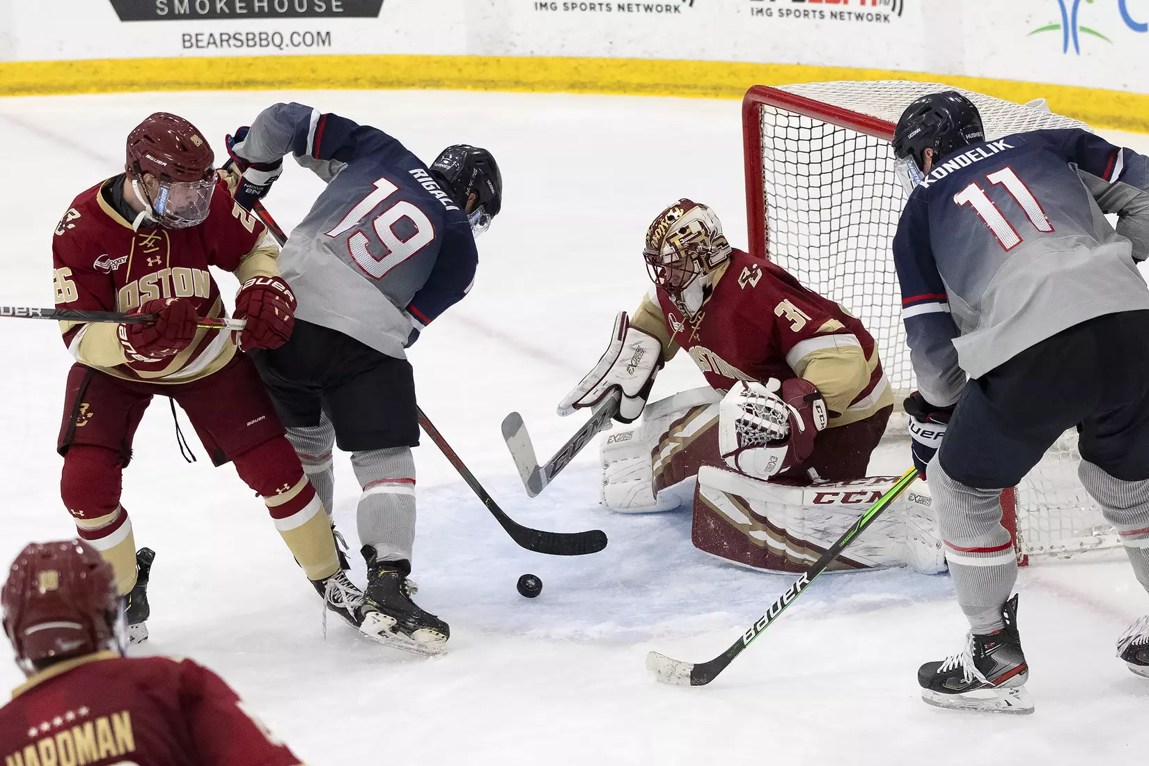 UConn vs BC at Freitas Ice Forum, December 12, 2020