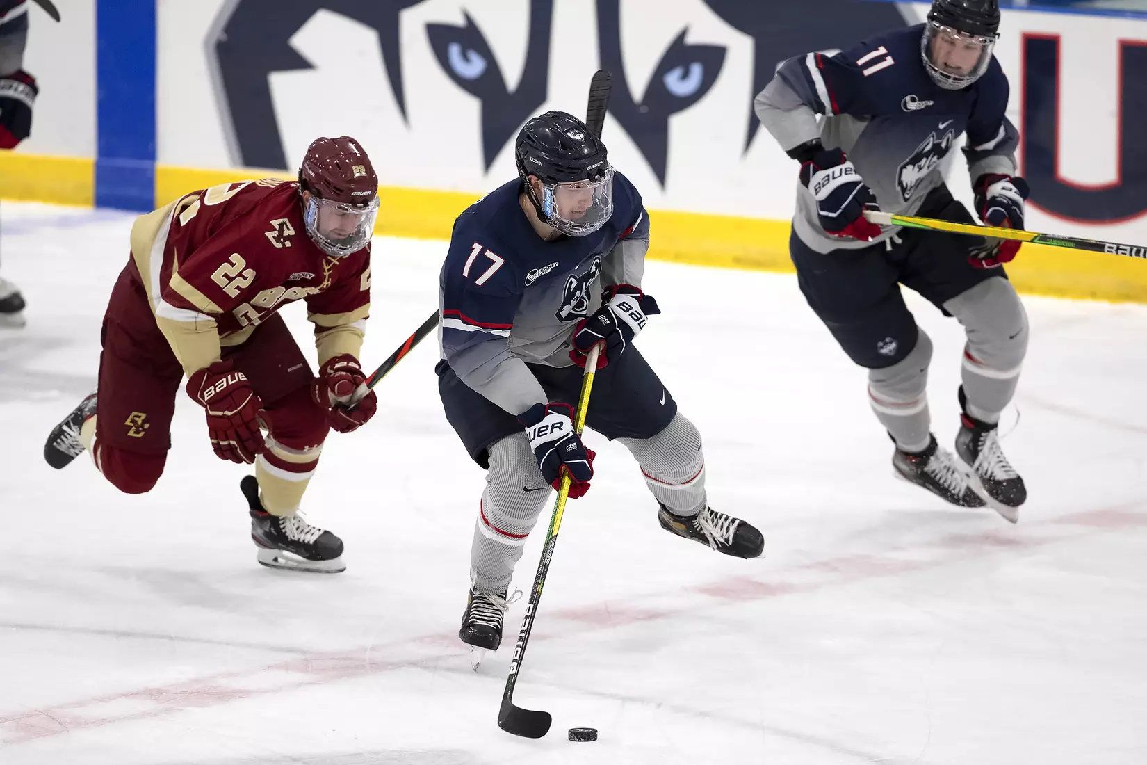 UConn vs BC at Freitas Ice Forum, December 12, 2020