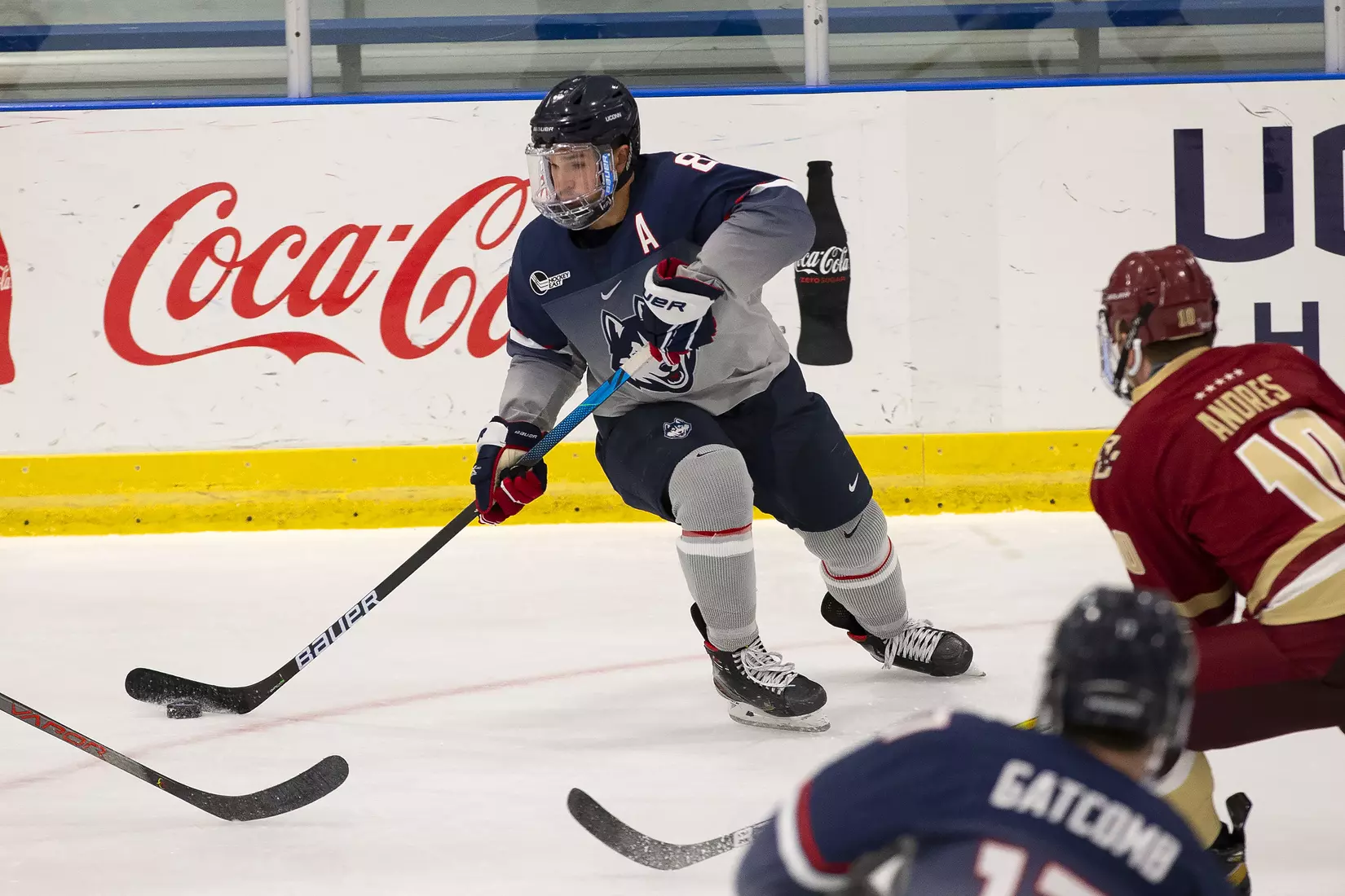 UConn vs BC at Freitas Ice Forum, December 12, 2020