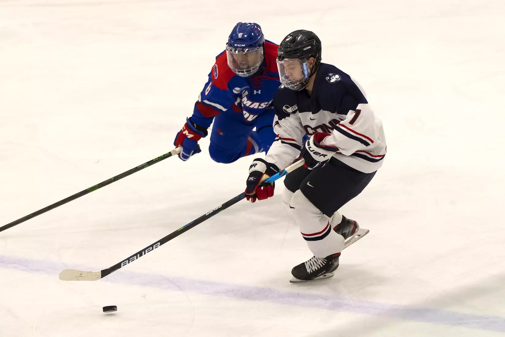 Jonny Evans against UMass Lowell on December 21, 2020.