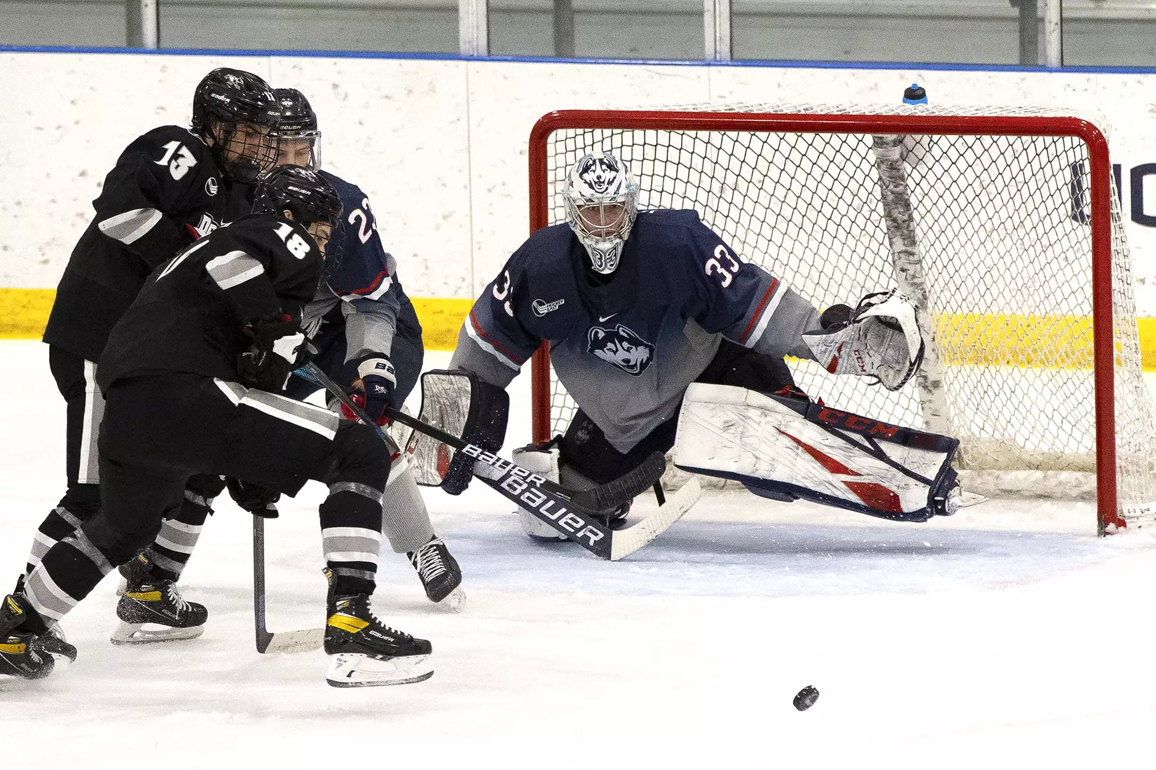 Tomas Vomacka against Providence on December 28, 2020.