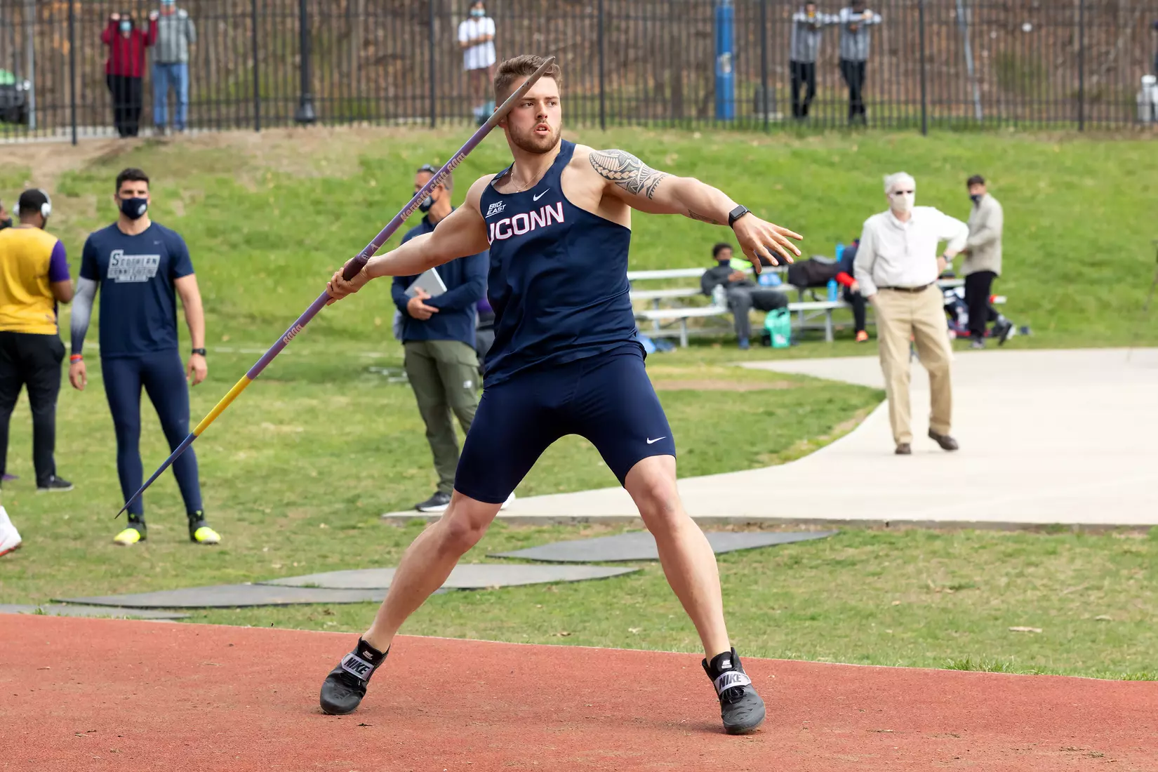 UConn Men's Track and Field Dog Fight at George J. Sherman Family Sports Complex , April 10, 2021