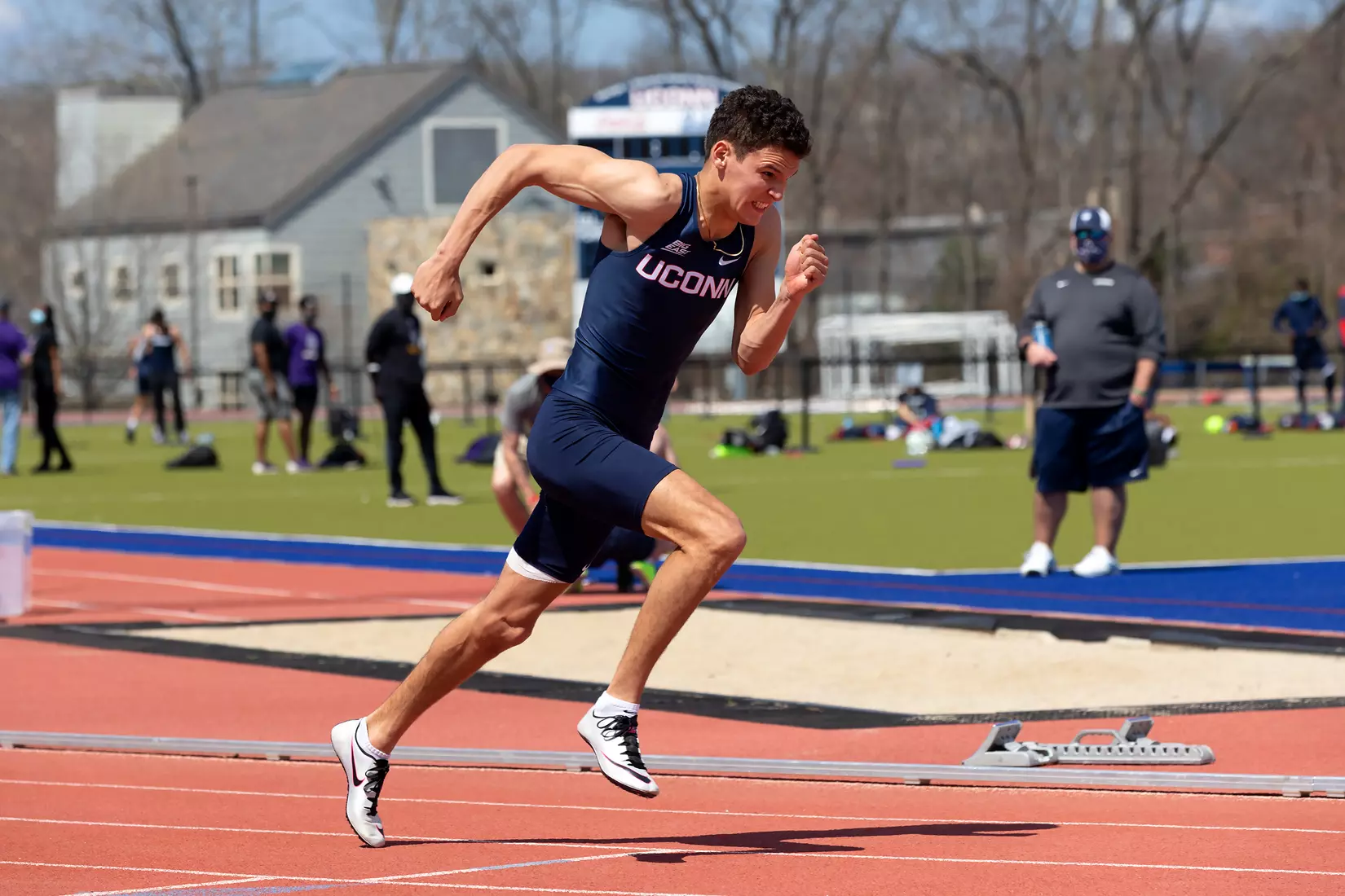UConn Men's Track and Field Dog Fight at George J. Sherman Family Sports Complex , April 10, 2021