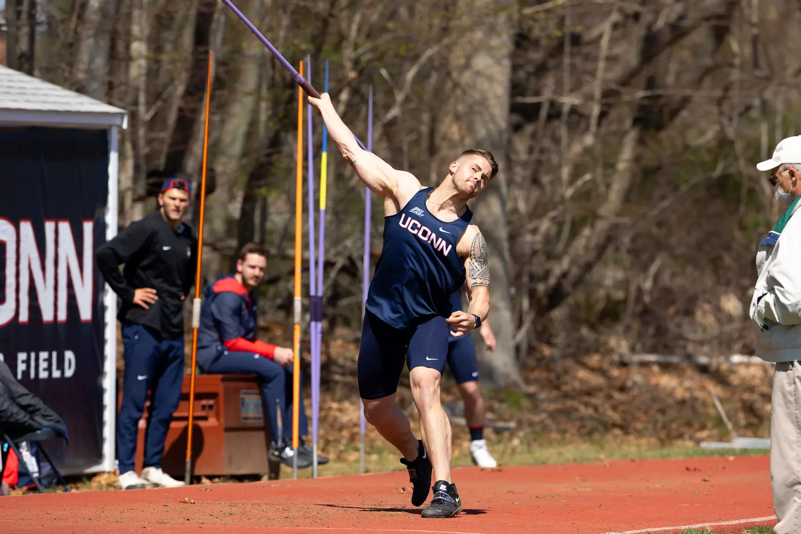 UConn Men's Track and Field Northeast Challenge at George J. Sherman Family Complex. April 23, 2021