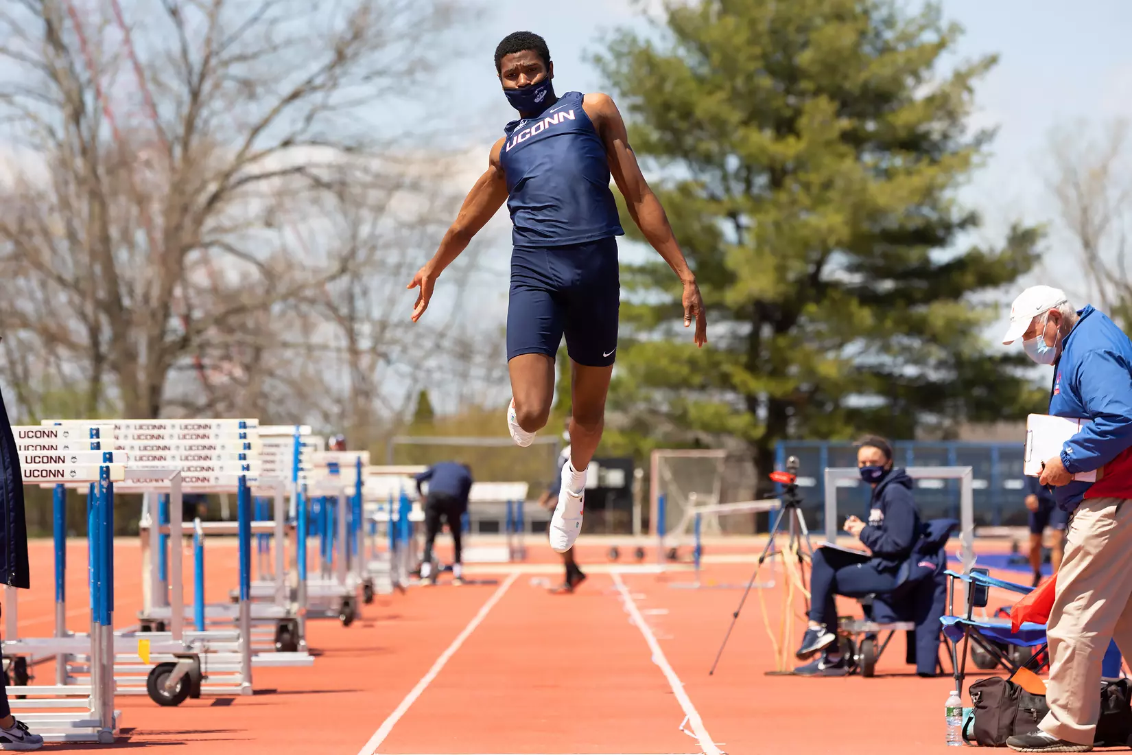 UConn Men's Track and Field Northeast Challenge at George J. Sherman Family Complex. April 23, 2021