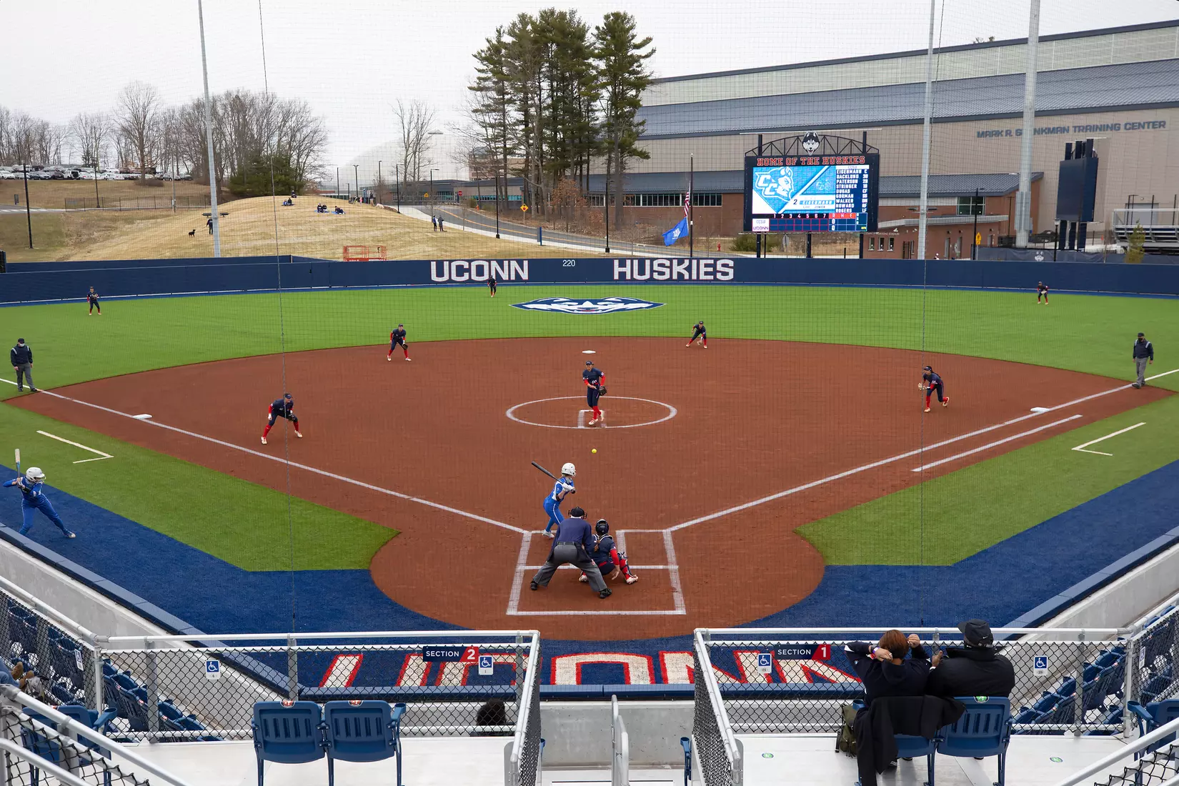 UConn vs CCSU at Burrill Family Field, March 24, 2021