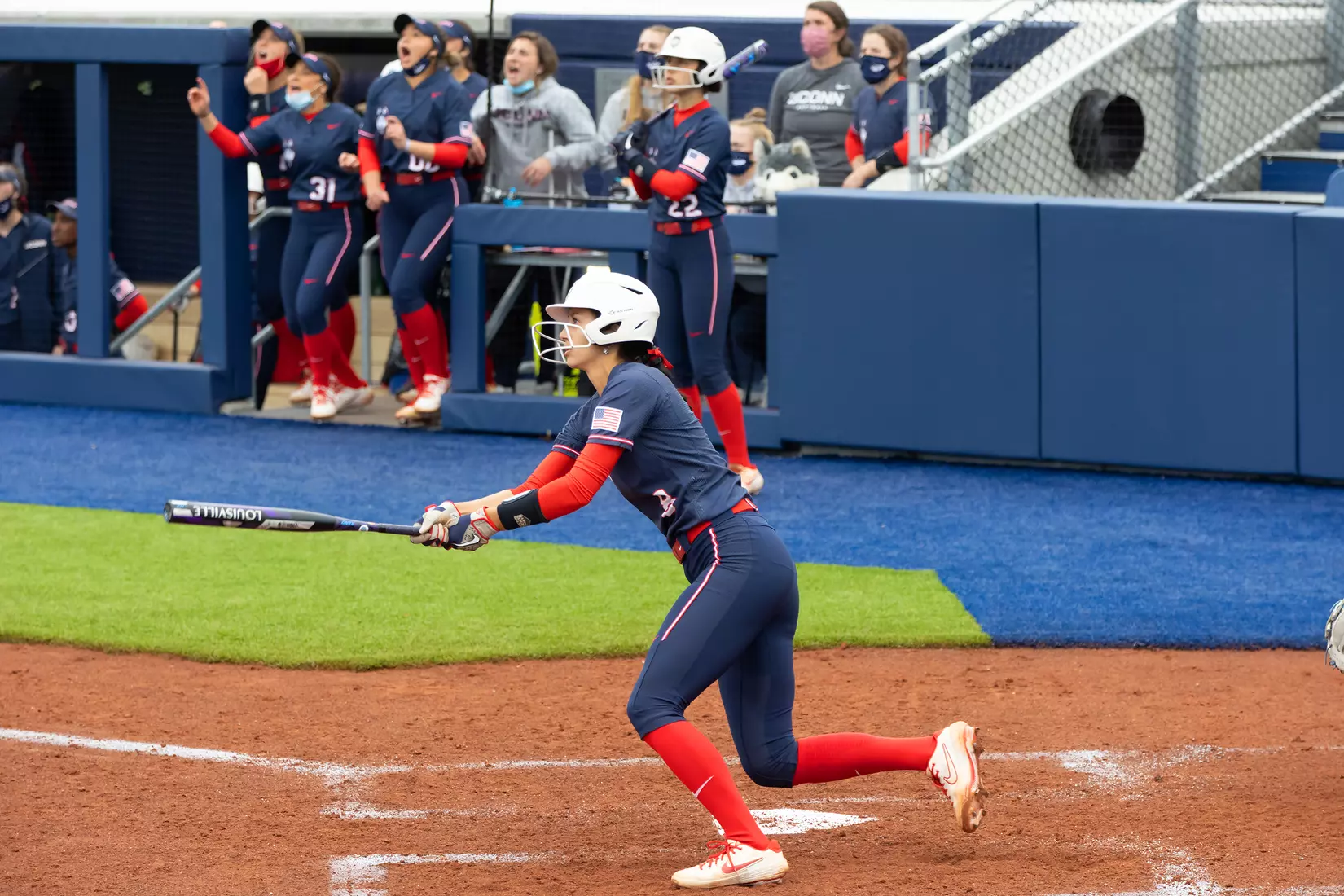 UConn vs CCSU at Burrill Family Field, March 24, 2021