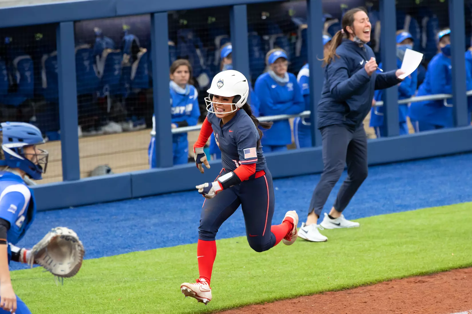 UConn vs CCSU at Burrill Family Field, March 24, 2021