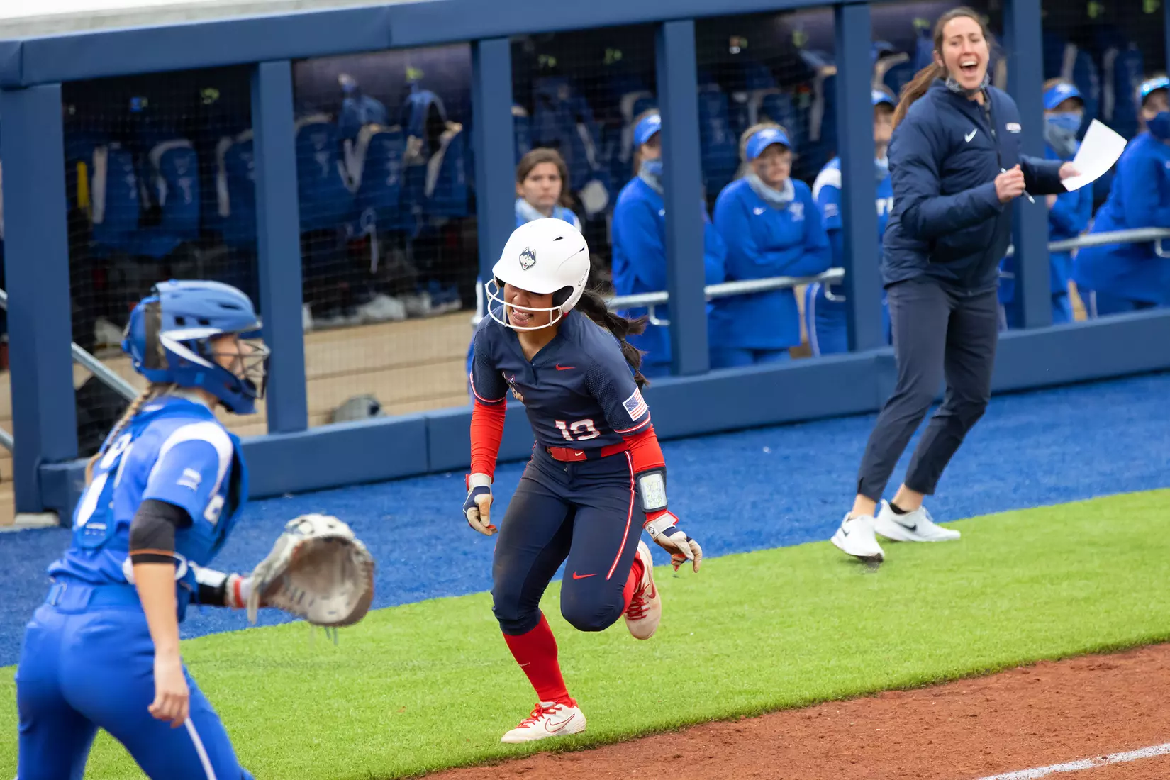 UConn vs CCSU at Burrill Family Field, March 24, 2021