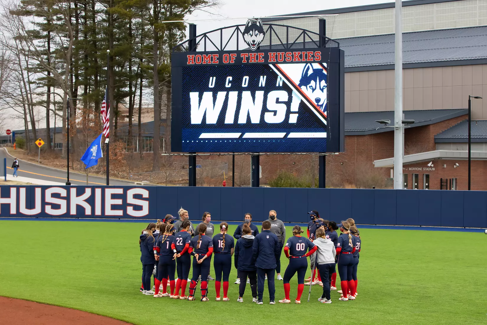 UConn vs CCSU at Burrill Family Field, March 24, 2021