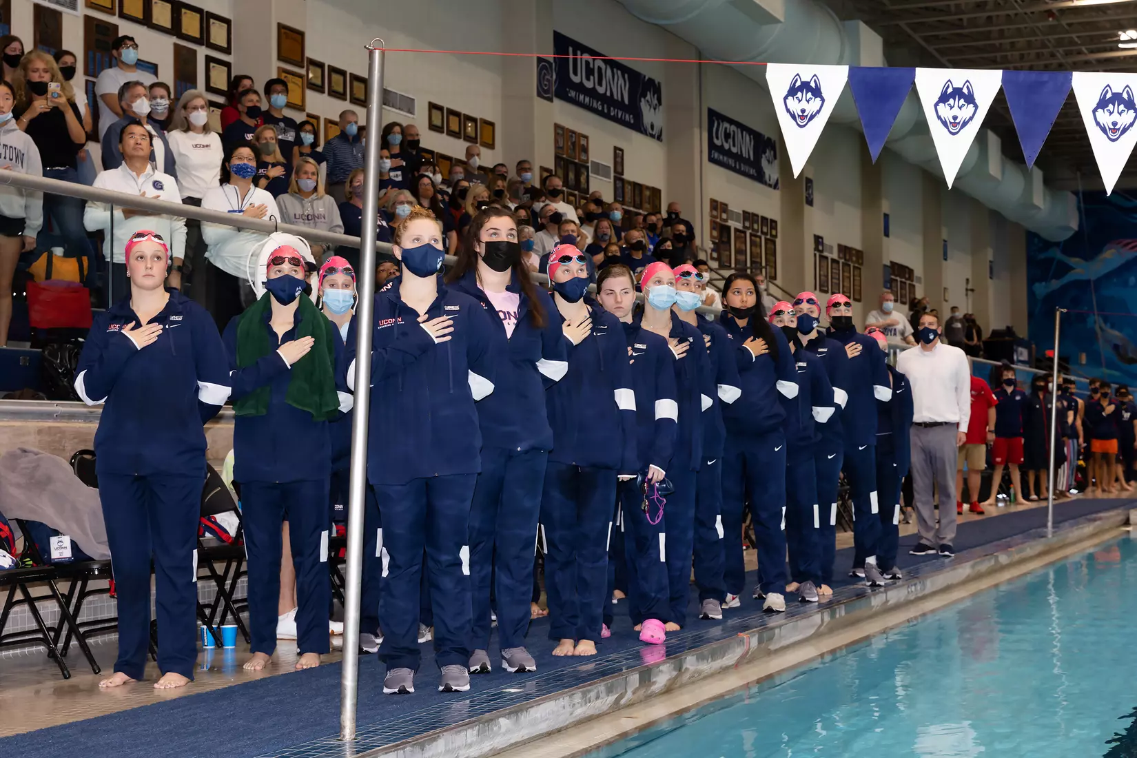 UConn Swimming and Diving vs Georgetown at Wolff-Zackin Natatorium 10/23/21