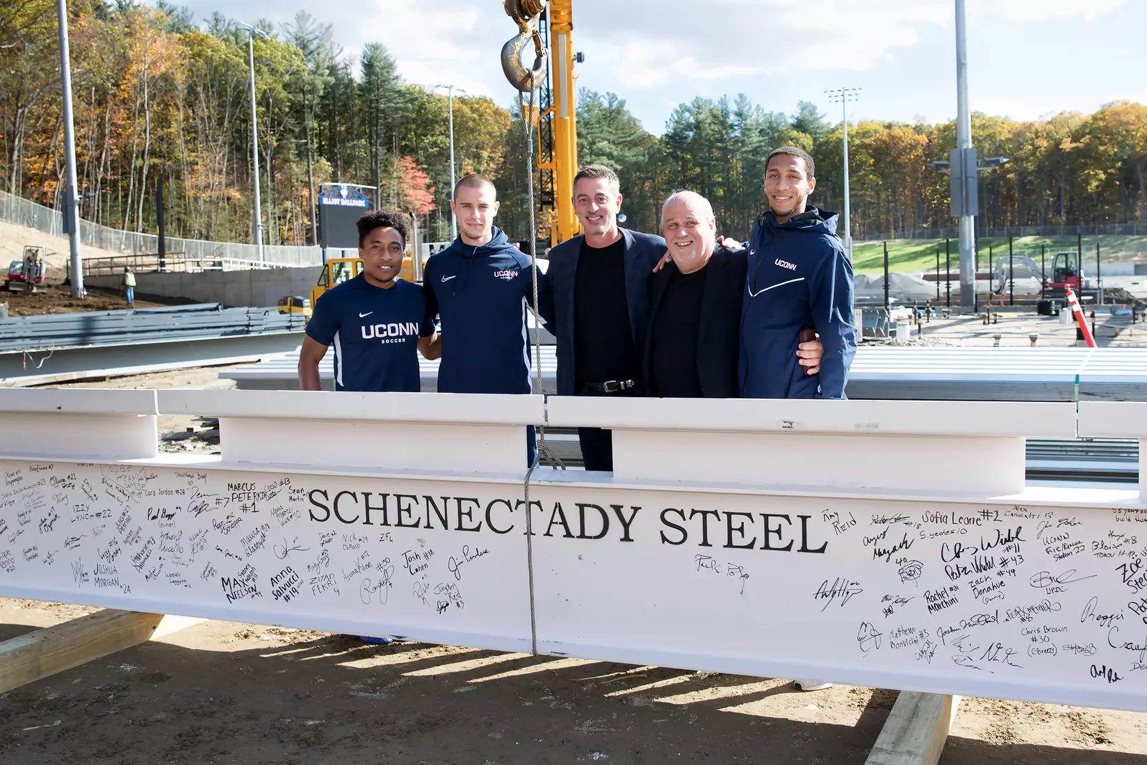 Performance Center Steel Beam Raising Ceremony