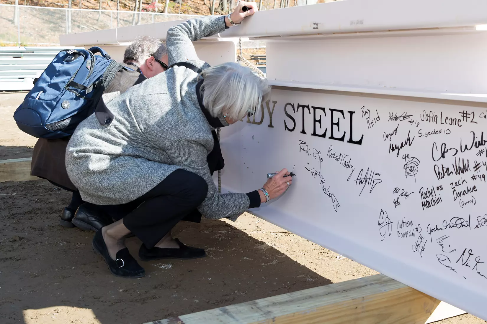 Performance Center Steel Beam Raising Ceremony