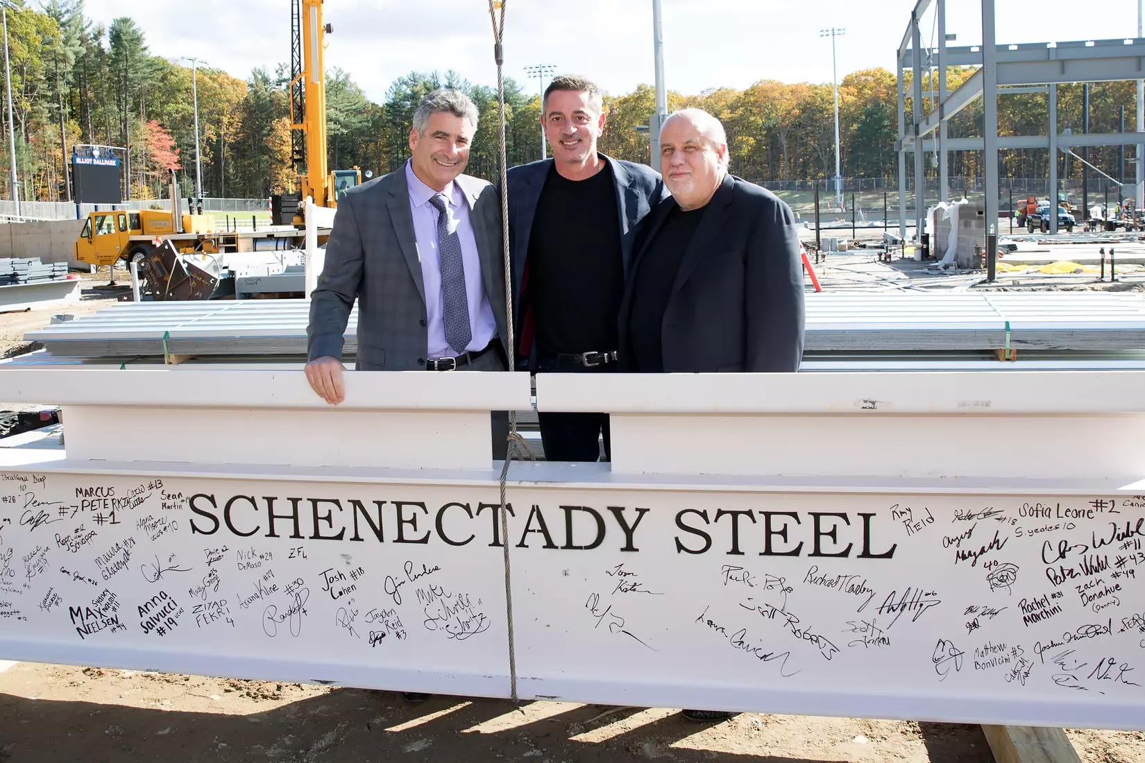Performance Center Steel Beam Raising Ceremony