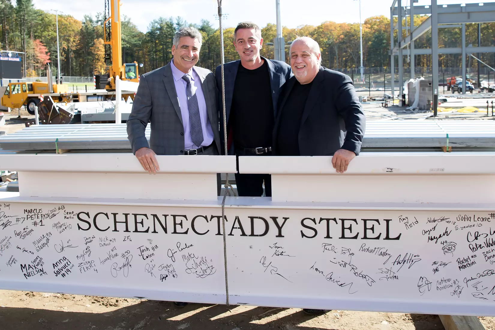 Performance Center Steel Beam Raising Ceremony