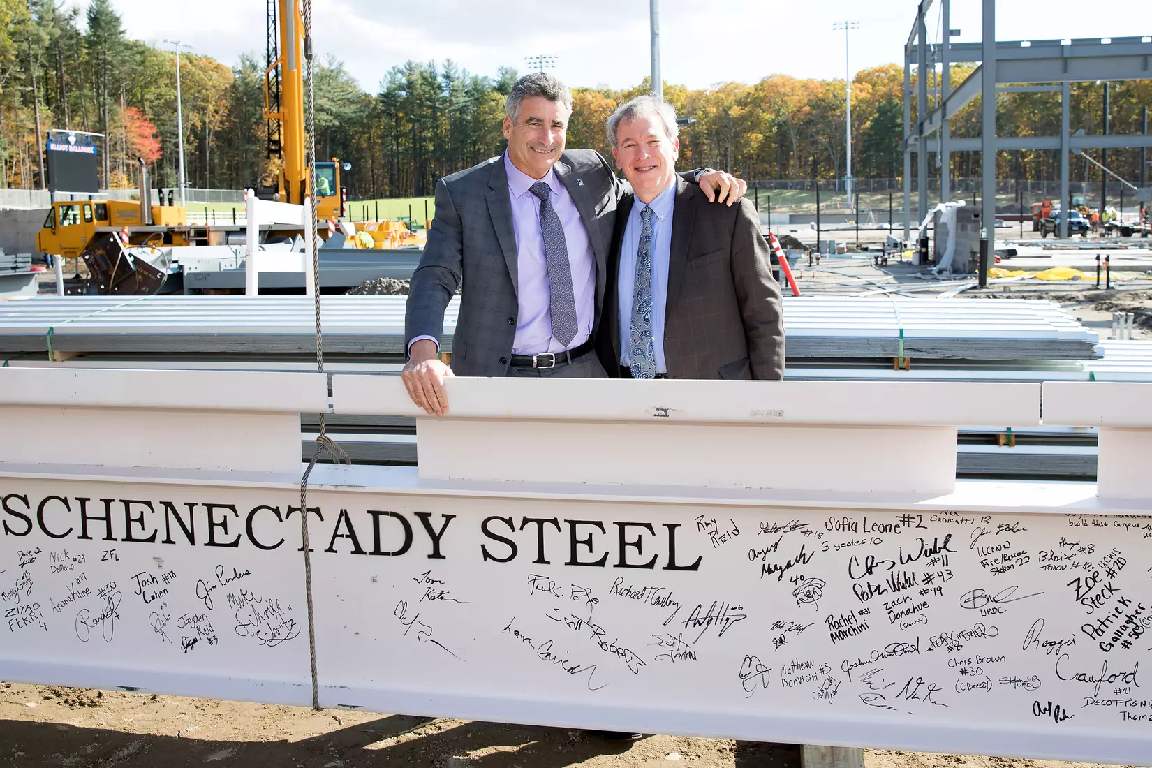 Performance Center Steel Beam Raising Ceremony