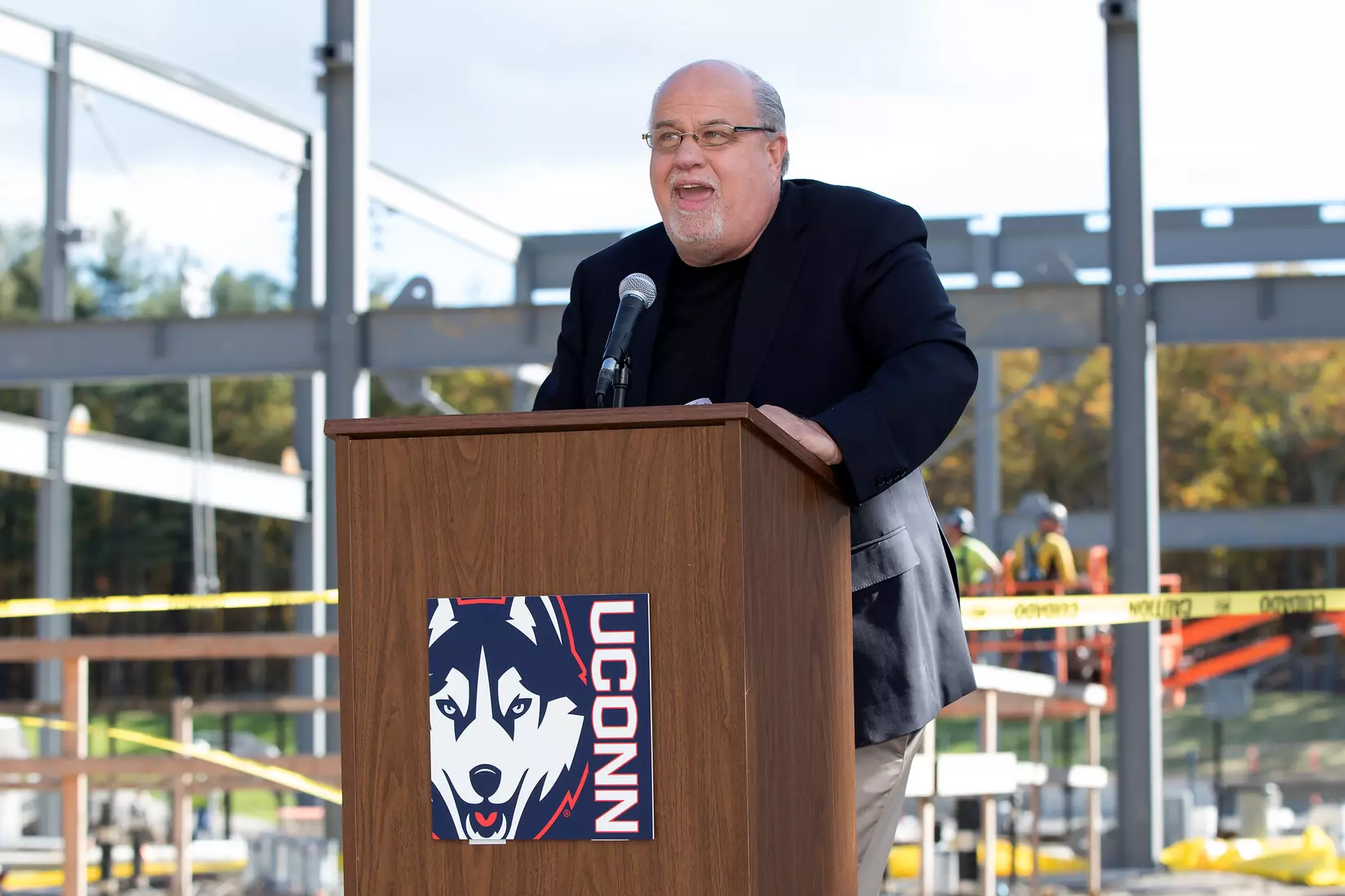Performance Center Steel Beam Raising Ceremony