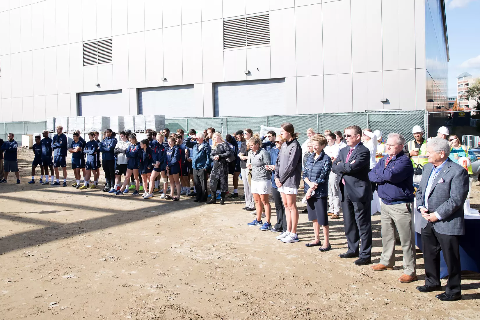 Performance Center Steel Beam Raising Ceremony