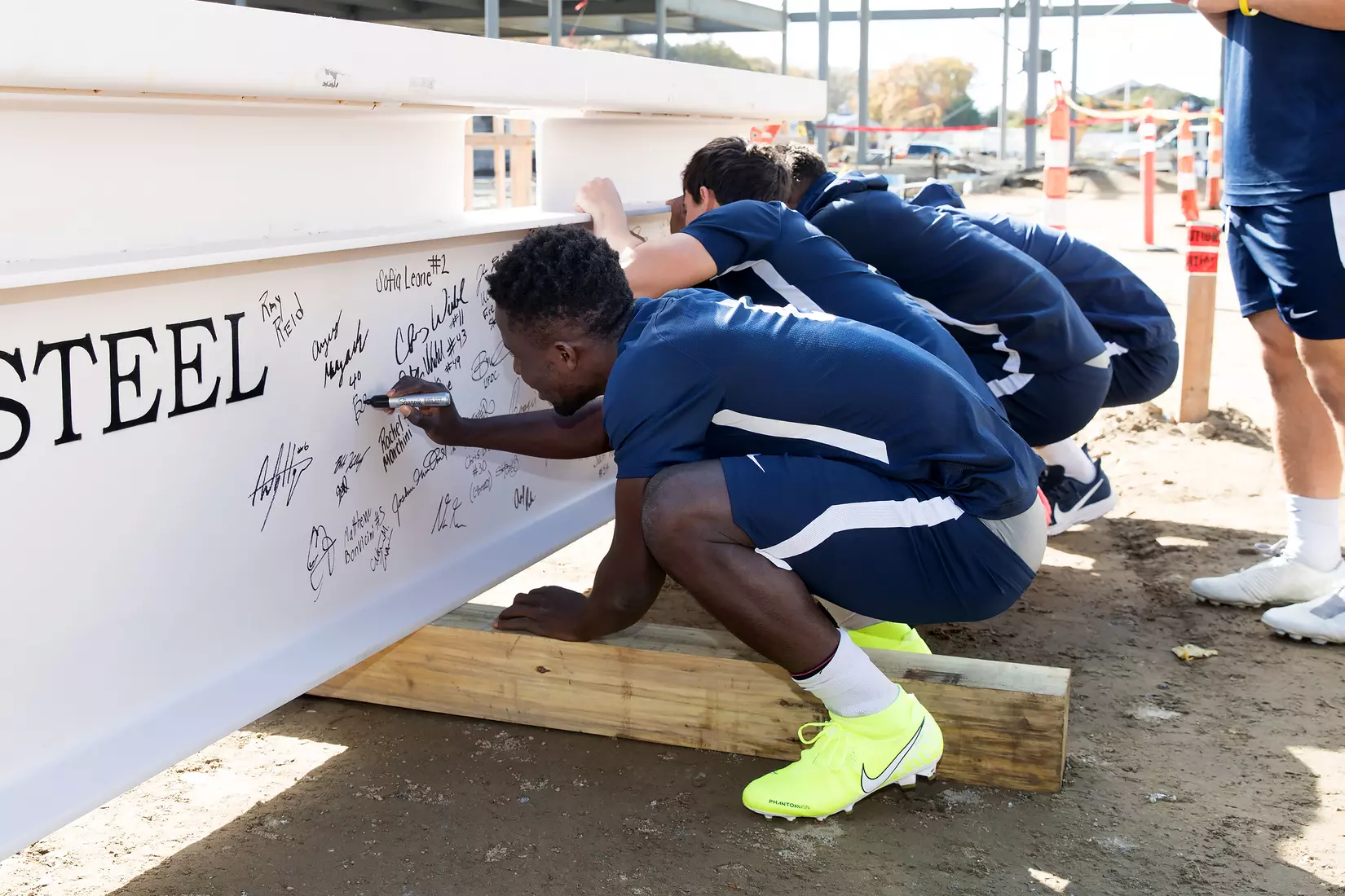 Performance Center Steel Beam Raising Ceremony