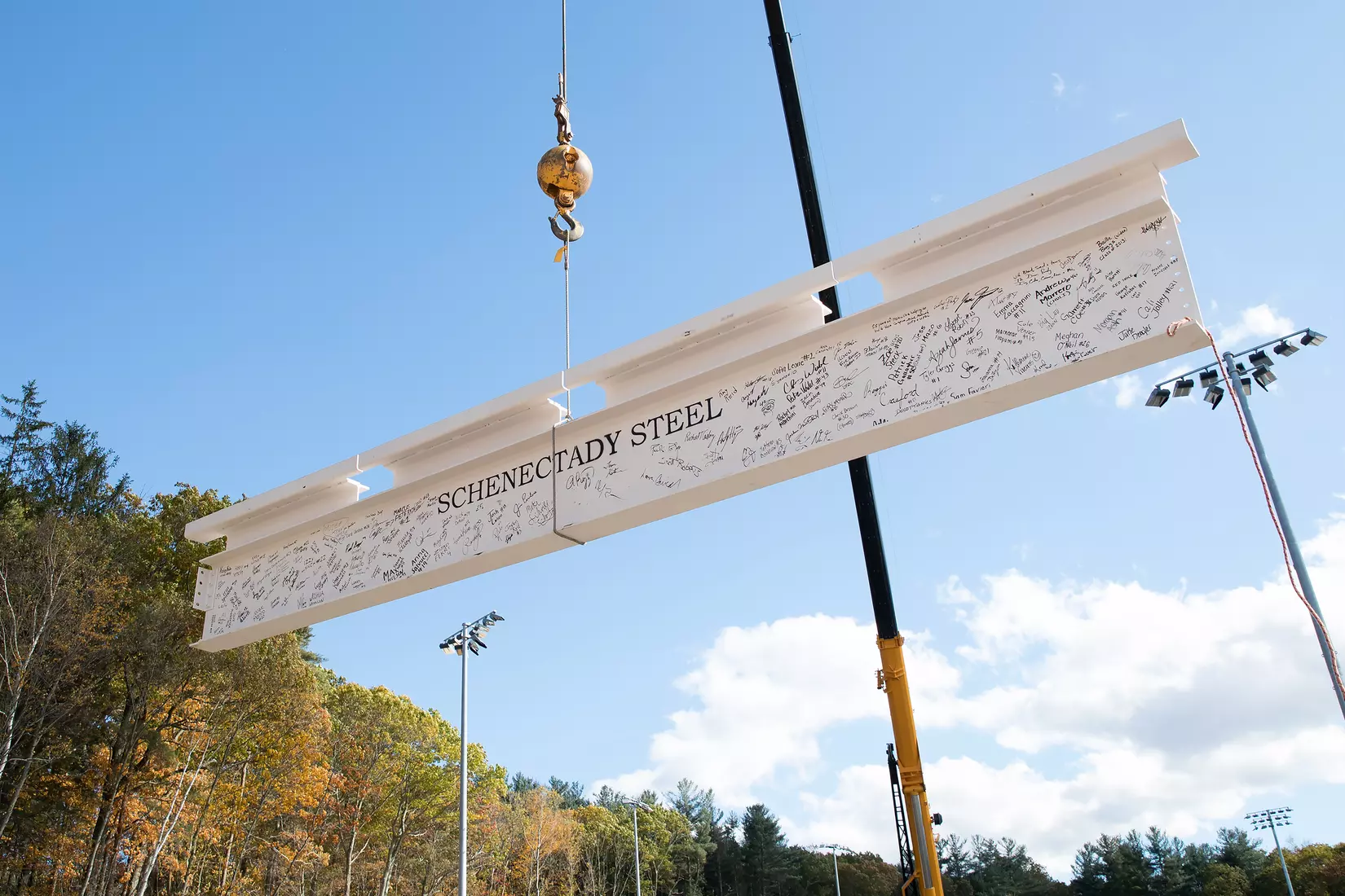 Performance Center Steel Beam Raising Ceremony