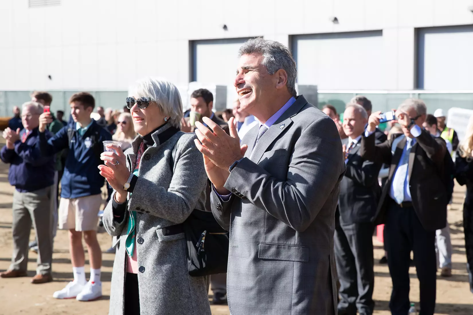 Performance Center Steel Beam Raising Ceremony