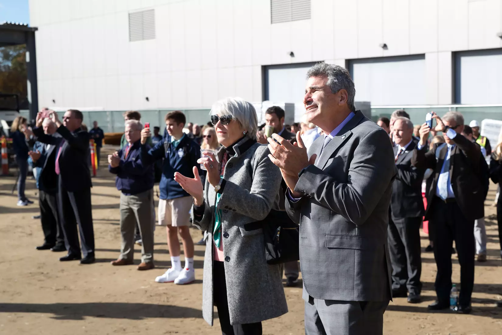Performance Center Steel Beam Raising Ceremony