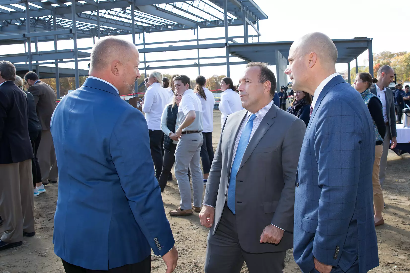 Performance Center Steel Beam Raising Ceremony