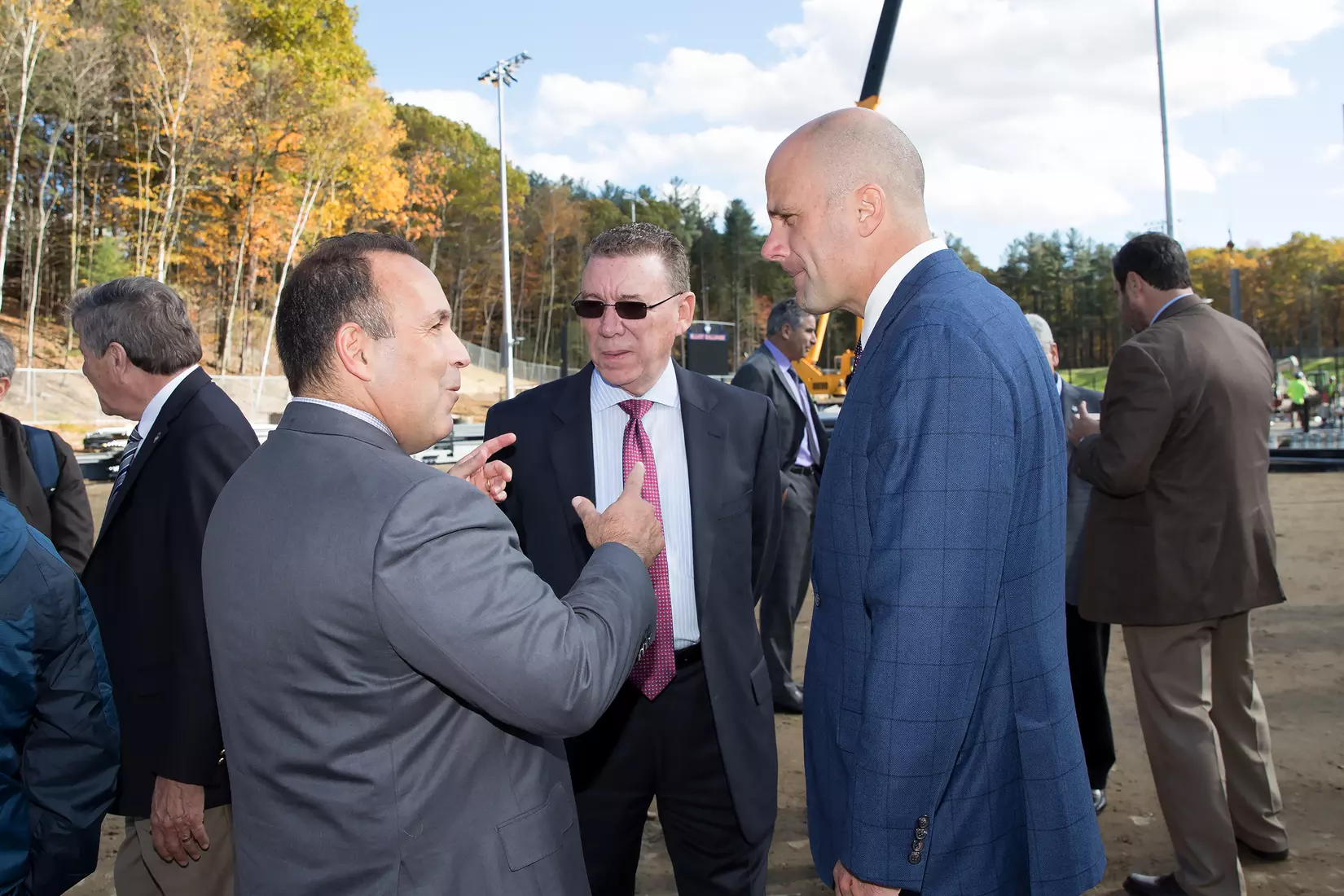Performance Center Steel Beam Raising Ceremony