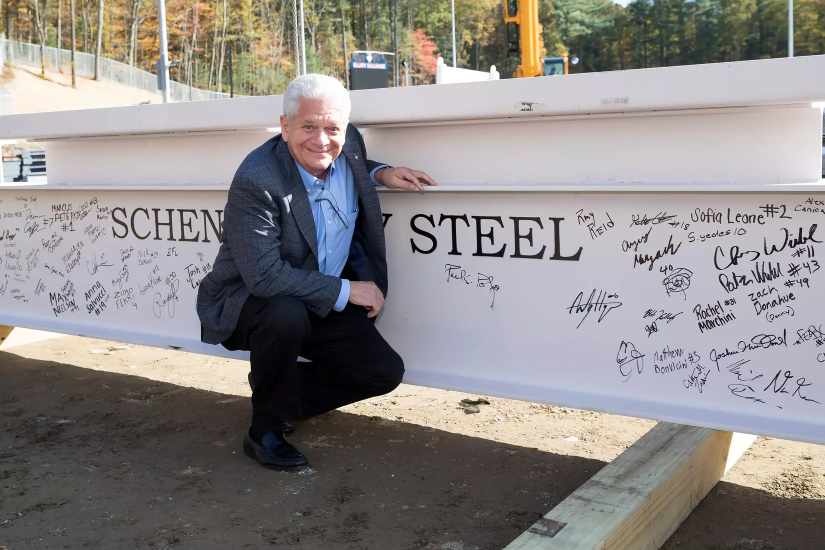 Performance Center Steel Beam Raising Ceremony