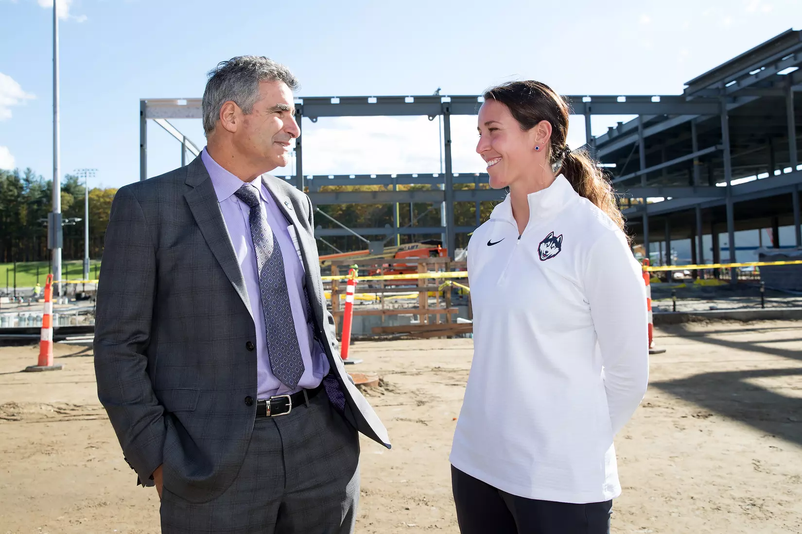 Performance Center Steel Beam Raising Ceremony