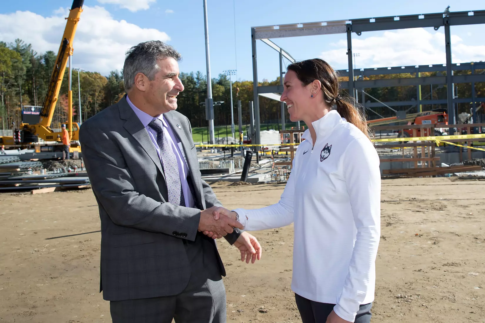 Performance Center Steel Beam Raising Ceremony