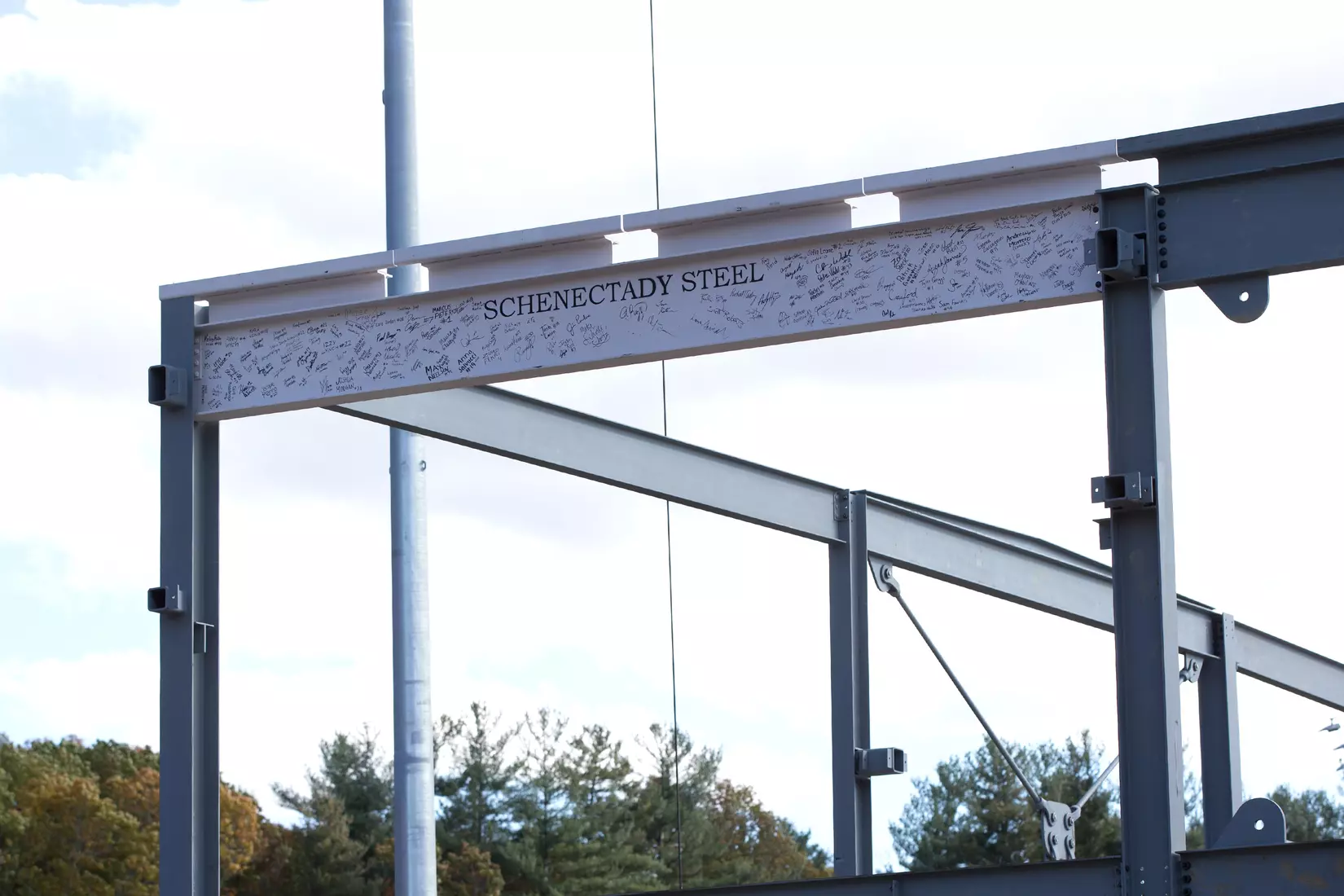Performance Center Steel Beam Raising Ceremony