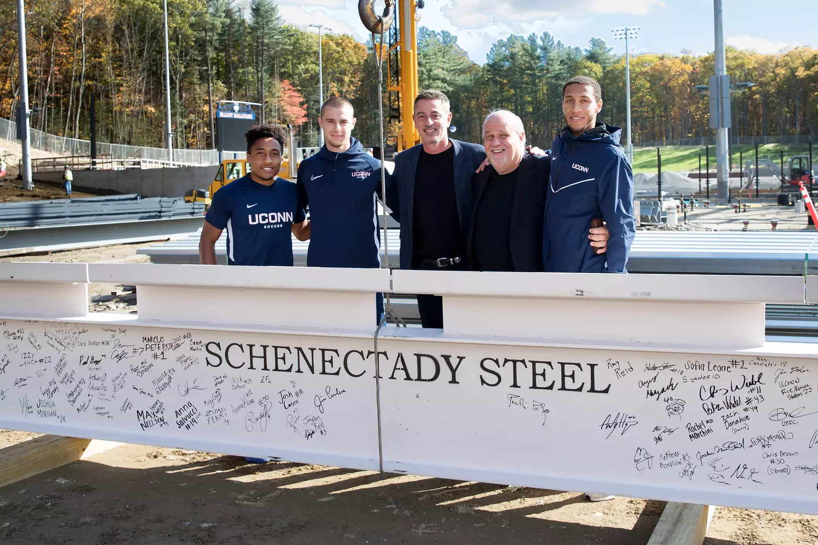 Performance Center Steel Beam Raising Ceremony