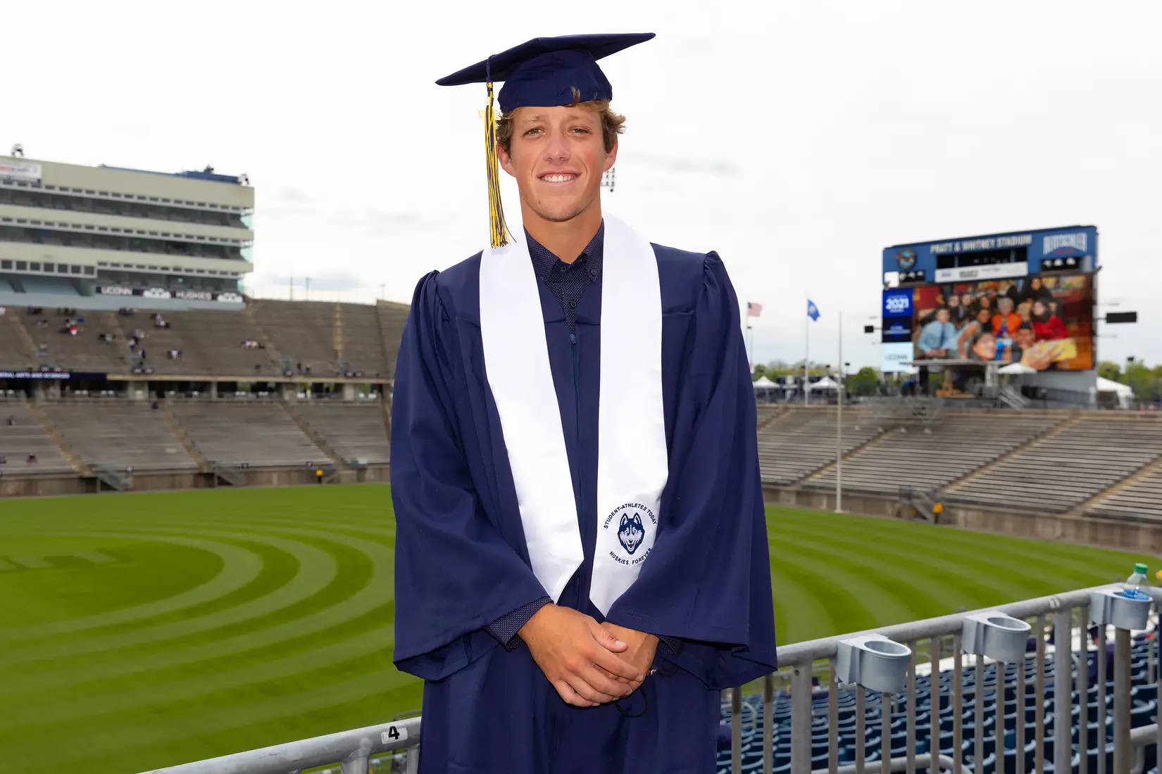 John Michael Holtmann (Tennis)UConn Commencement Ceremony at Rentschler Field May 9, 2021
