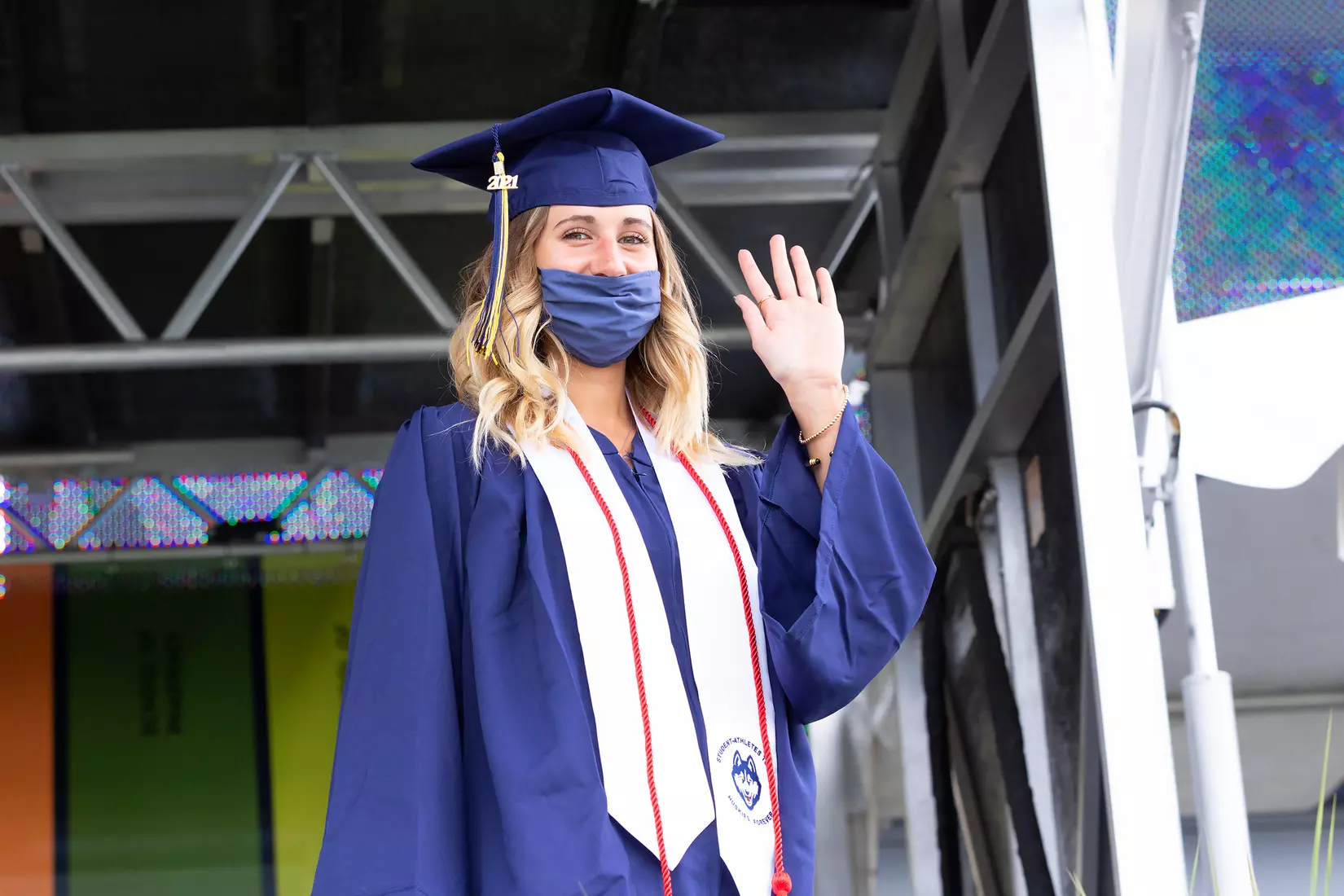 Jessica Dembrowski (Field Hockey UConn Commencement Ceremony at Rentschler Field May 9, 2021