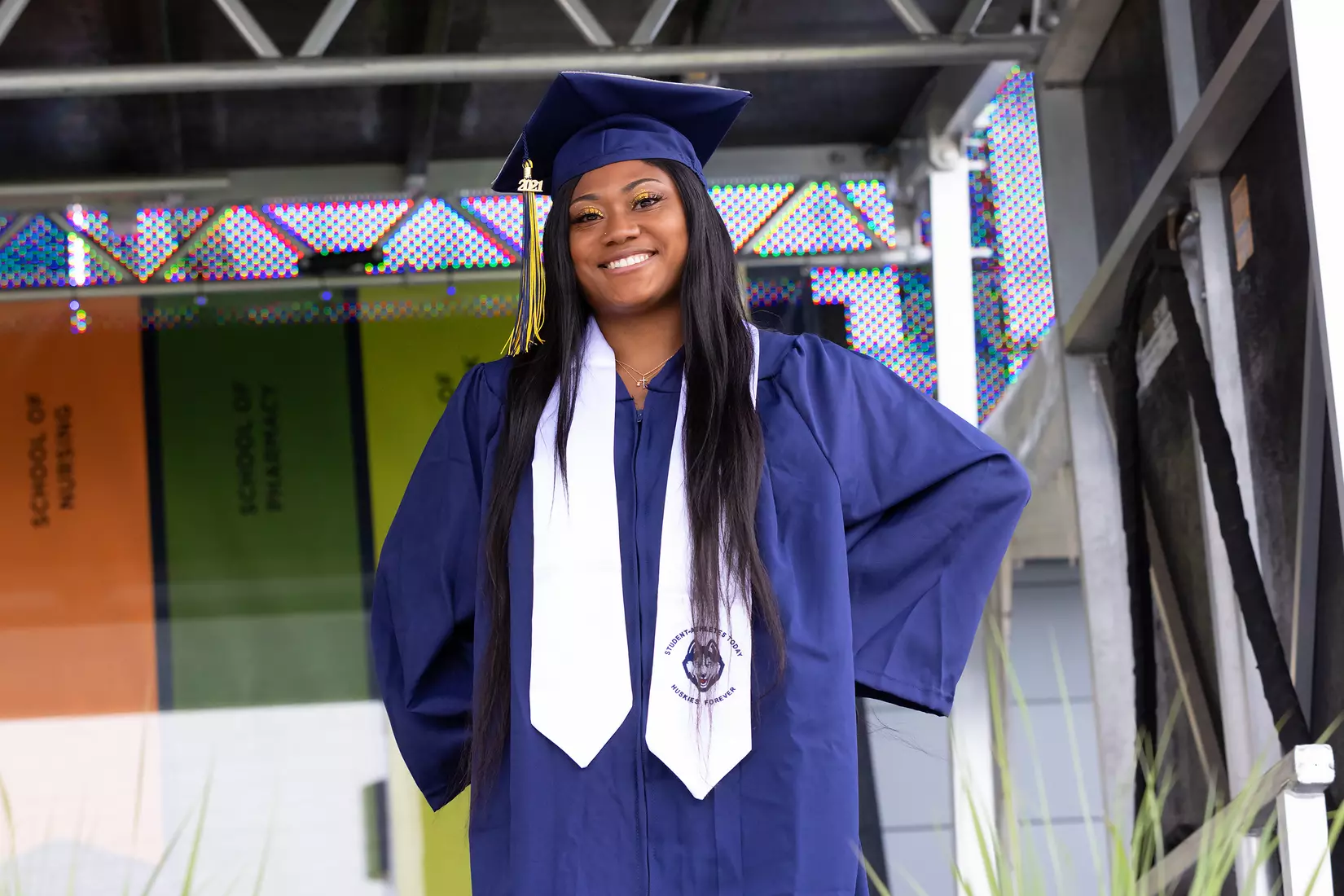 Taylor Woods (Track and Field)UConn Commencement Ceremony at Rentschler Field May 9, 2021