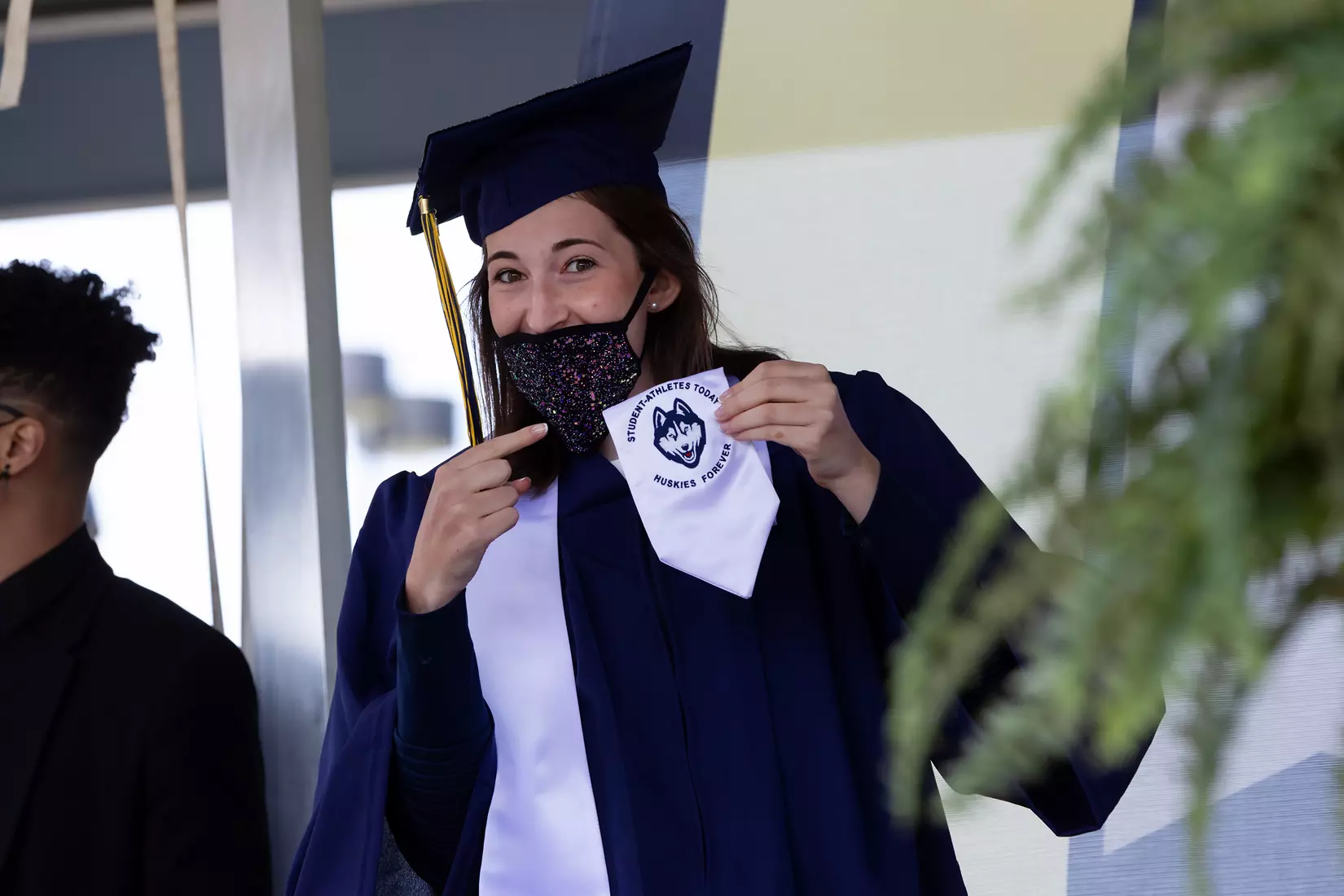 Julia Silverman (Track and Field) UConn Commencement Ceremony at Rentschler Field May 9, 2021