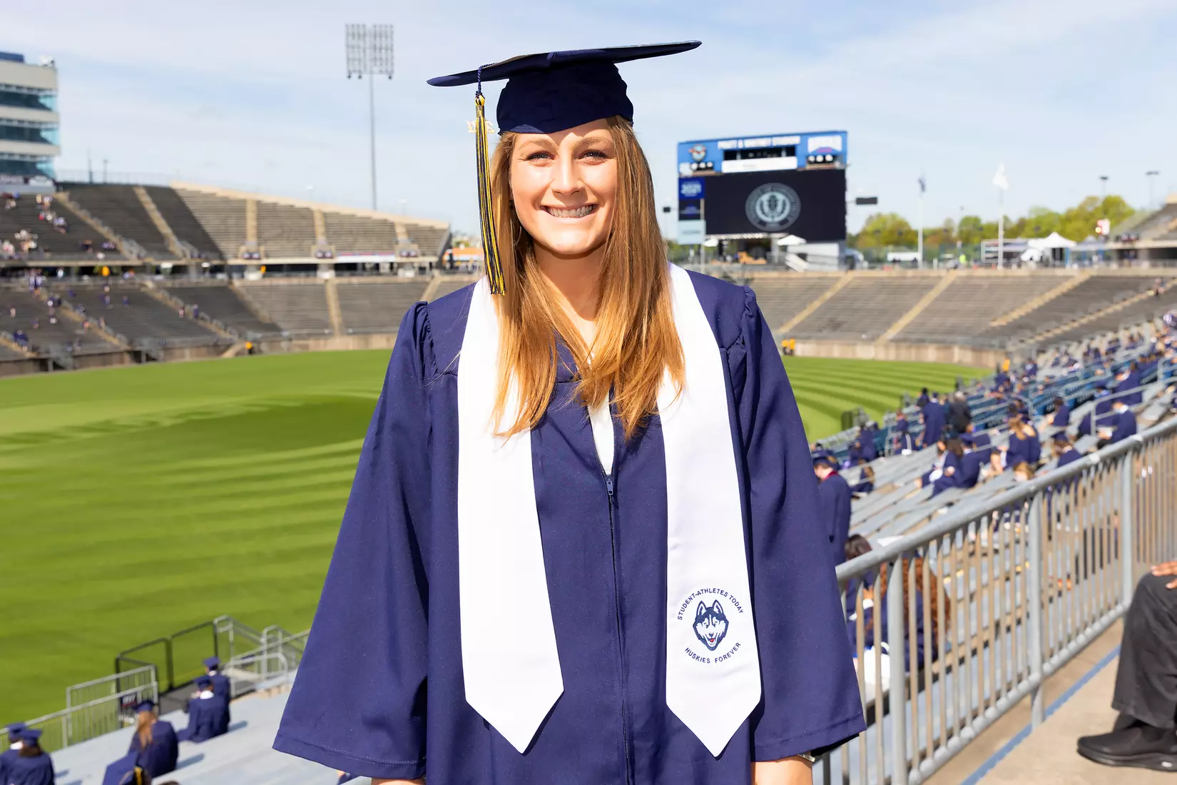 Randi Palacios (Soccer) UConn Commencement Ceremony at Rentschler Field May 9, 2021