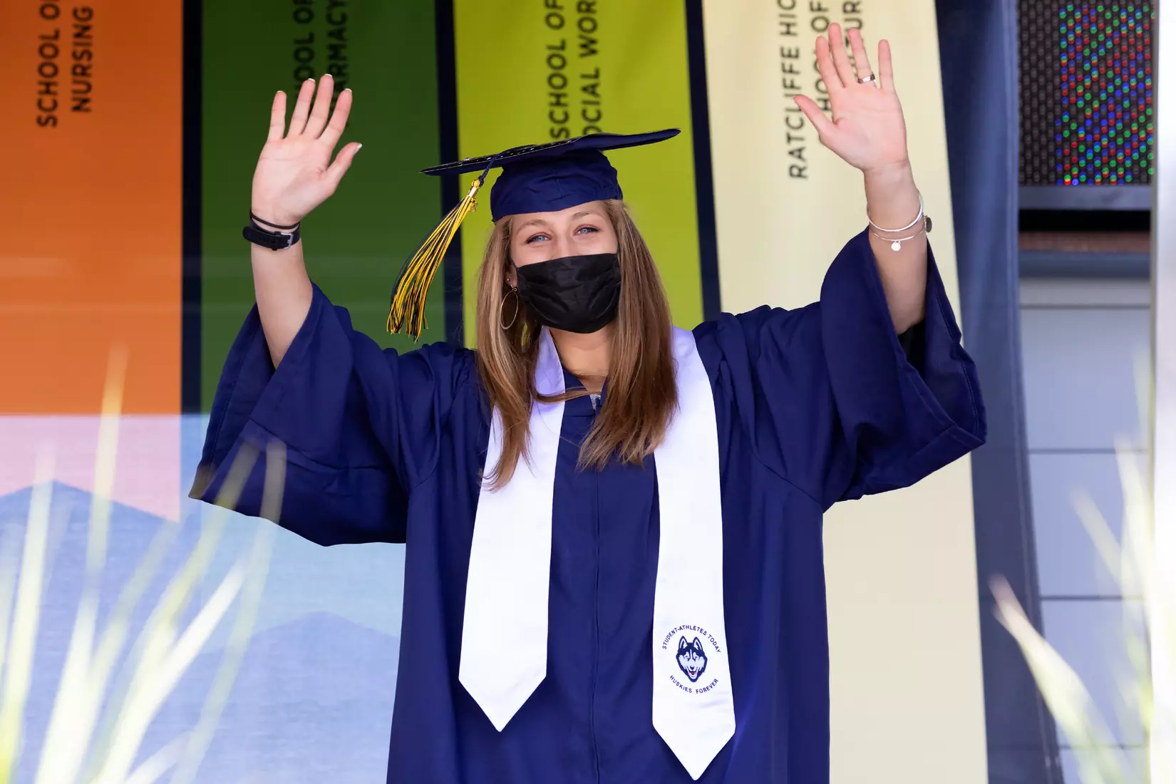 Randi Palacios (Soccer) UConn Commencement Ceremony at Rentschler Field May 9, 2021