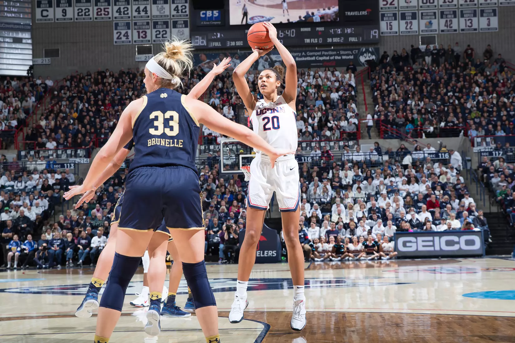 UConn vs Notre Dame 12/8/19