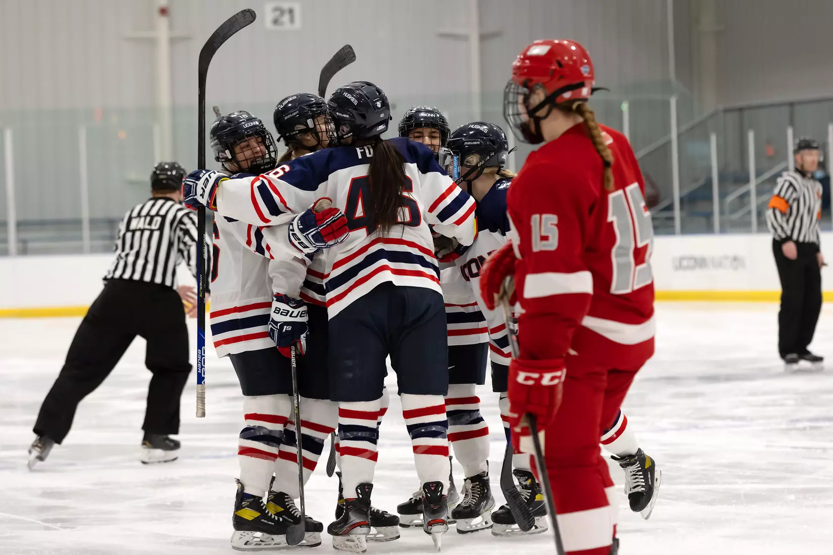 UConn vs Sacred Heart at Freitas Ice Forum 11/26/21