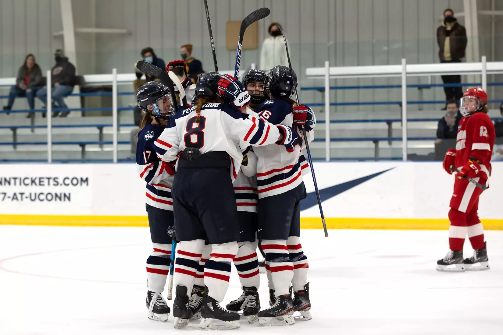 UConn vs Sacred Heart at Freitas Ice Forum 11/26/21