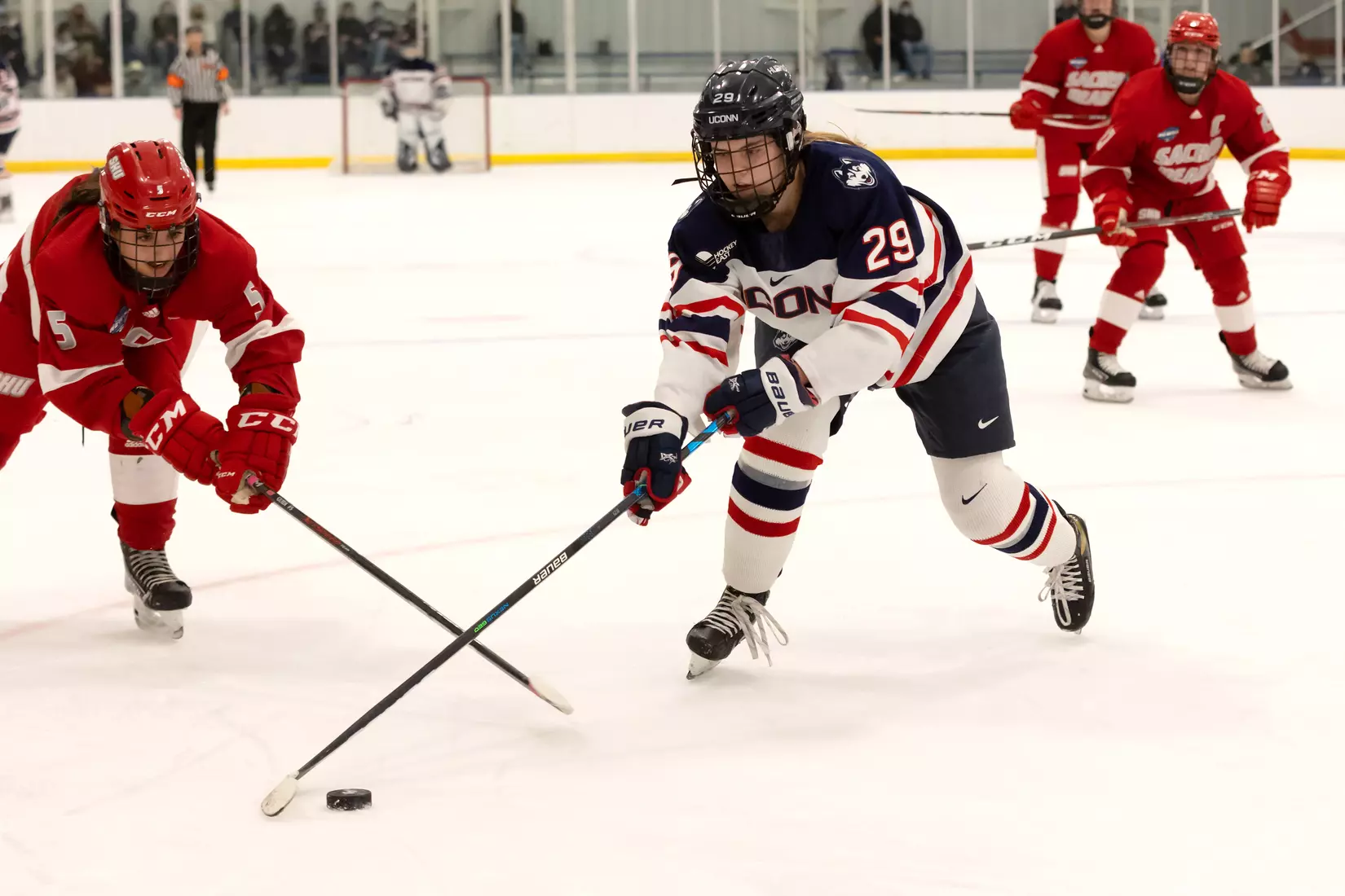 UConn vs Sacred Heart at Freitas Ice Forum 11/26/21
