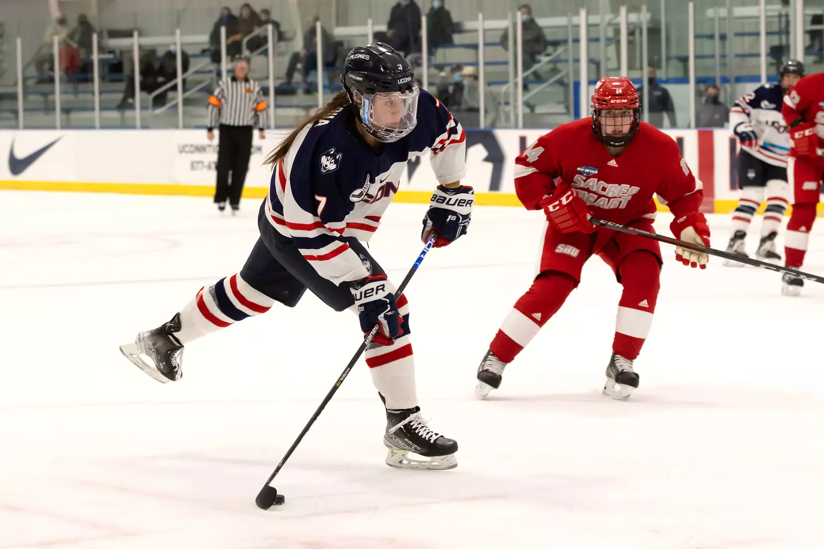 UConn vs Sacred Heart at Freitas Ice Forum 11/26/21